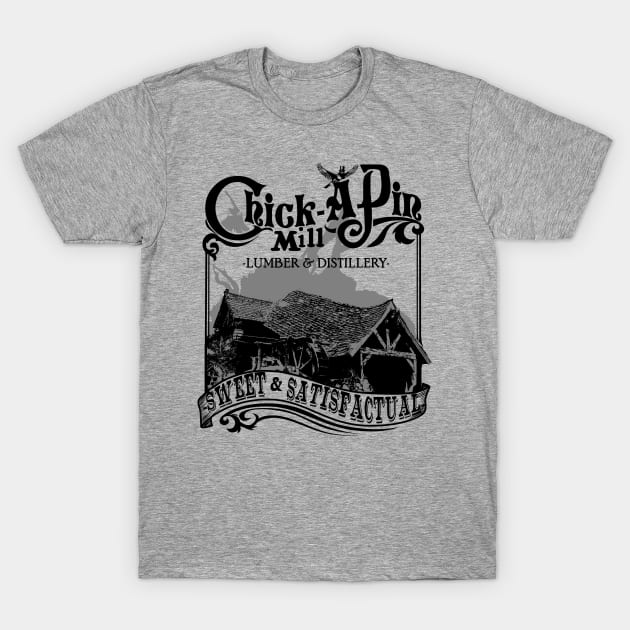 Chick-A-Pin Mill - Grey Shirt T-Shirt by SkprNck